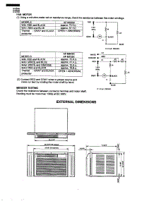 Schematics parts for Sharp Room Air Conditioner AF-M509X from AppliancePartsPros.com