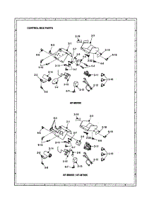 Control Box parts for Sharp Room Air Conditioner AF-M709X from AppliancePartsPros.com