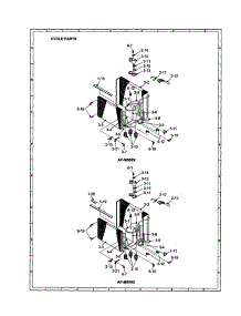 Cycle (Af-M509x And Af-M609x) parts for Sharp Room Air Conditioner AF-M709X from AppliancePartsPros.com