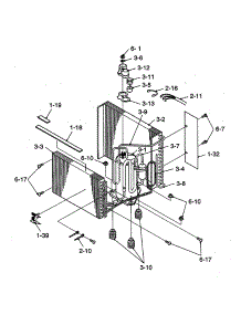 Cycle parts for Sharp Room Air Conditioner AF-P80CX from AppliancePartsPros.com