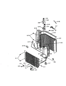 Cycle Parts parts for Sharp Room Air Conditioner AF-R100DX from AppliancePartsPros.com