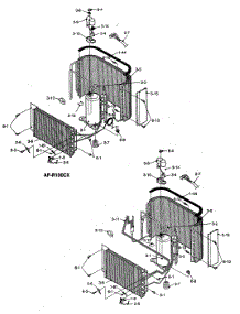 Cycle Parts parts for Sharp Room Air Conditioner AF-R120CX from AppliancePartsPros.com