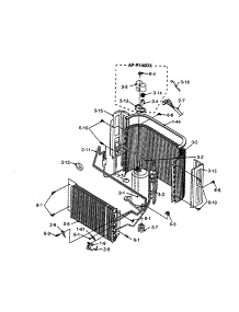 Cycle Parts parts for Sharp Room Air Conditioner AF-R140DX from AppliancePartsPros.com