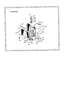 Cycle parts for Sharp Room Air Conditioner AF-R505X from AppliancePartsPros.com
