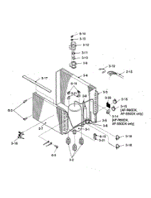 Cycle Parts parts for Sharp Room Air Conditioner AF-R50DX from AppliancePartsPros.com