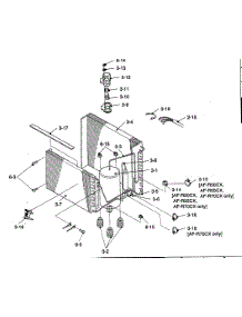 Cycle Parts parts for Sharp Room Air Conditioner AF-R55CX from AppliancePartsPros.com