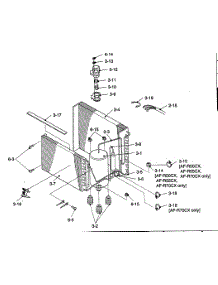 Cycle Parts parts for Sharp Room Air Conditioner AF-R60CX from AppliancePartsPros.com