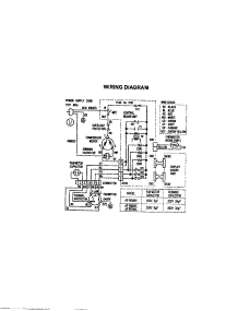 Wiring Diagram parts for Sharp Room Air Conditioner AF-R709X from AppliancePartsPros.com