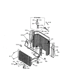 Cycle Parts parts for Sharp Room Air Conditioner AF-S120DX from AppliancePartsPros.com