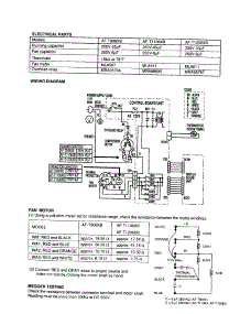 Electrical / Fan Motor parts for Sharp Room Air Conditioner AF-T1206XB from AppliancePartsPros.com