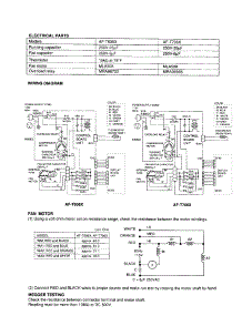 Wiring Diagram parts for Sharp Room Air Conditioner AF-T606X from AppliancePartsPros.com