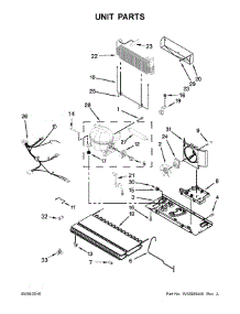 Unit Parts parts for Amana Bottom-Mount Refrigerator AFI2539ERB01 from AppliancePartsPros.com