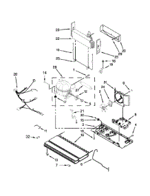 Unit Parts parts for Amana Bottom-Mount Refrigerator AFI2539ERM00 from AppliancePartsPros.com