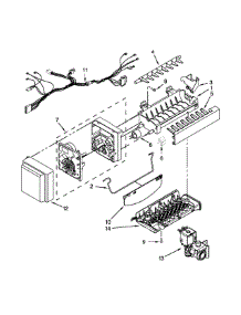 Icemaker Parts parts for Amana Bottom-Mount Refrigerator AFI2539ERM00 from AppliancePartsPros.com
