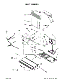 Unit Parts parts for Amana Bottom-Mount Refrigerator AFI2539ERM02 from AppliancePartsPros.com