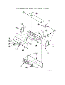 Graphic Panel / Control Support Panel parts for Alliance Washer AFN51FSP111TN01 from AppliancePartsPros.com