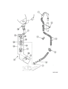 Drain Hose / Pump parts for Alliance Washer AFN51FSP111TN01 from AppliancePartsPros.com