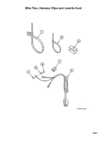 Wire Ties / Harness Clips / Lead-In Cord parts for Speed Queen Washer AFNE9BSP113TN01 from AppliancePartsPros.com
