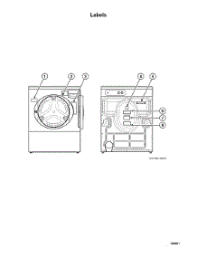 Labels parts for Speed Queen Washer AFNE9RSP113TW01 from AppliancePartsPros.com
