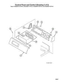 Control Panel / Control-Models Afne9rsp115tw01, Afne9rsp115tw13 parts for Speed Queen Washer AFNE9RSP115TW01 from AppliancePartsPros.com