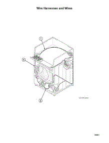 Wire Harnesses / Wires parts for Speed Queen Washer AFNE9RSP115TW01 from AppliancePartsPros.com