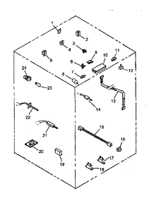 Electrical Components parts for Amana Gas Range AGDS901E/P1131821NE from AppliancePartsPros.com