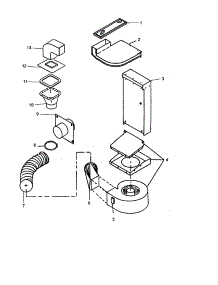 Ventilation parts for Amana Gas Range AGDS901E/P1131829NE from AppliancePartsPros.com