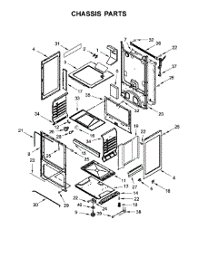 Chassis Parts parts for Amana Gas Range AGG222VDW3 from AppliancePartsPros.com