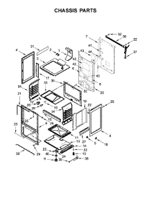 Chassis Parts parts for Amana Gas Range AGG222VDW4 from AppliancePartsPros.com