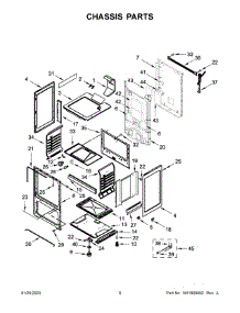Chassis Parts parts for Amana Gas Range AGG222VDW6 from AppliancePartsPros.com