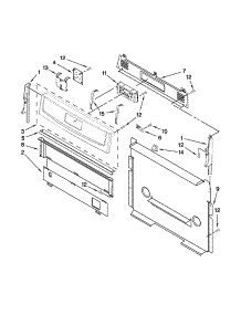 Control Panel Parts parts for Amana Gas Range AGR5844VDB5 from AppliancePartsPros.com