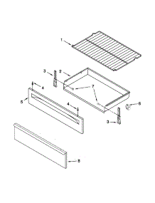 Drawer & Broiler Parts parts for Amana Gas Range AGR5844VDD5 from AppliancePartsPros.com