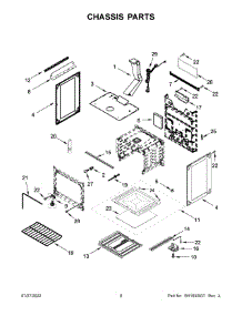 Chassis Parts parts for Amana Gas Range AGR6303MMW0 from AppliancePartsPros.com