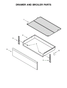 Drawer And Broiler Parts parts for Amana Gas Range AGR6603SFS1 from AppliancePartsPros.com