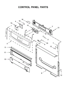 Control Panel Parts parts for Amana Gas Range AGR6603SFS3 from AppliancePartsPros.com