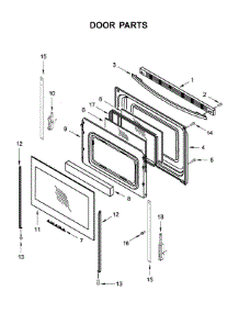 Door Parts parts for Amana Gas Range AGR6603SFS3 from AppliancePartsPros.com