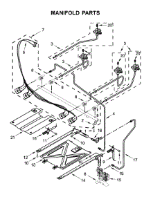 Manifold Parts parts for Amana Gas Range AGR6603SFW1 from AppliancePartsPros.com