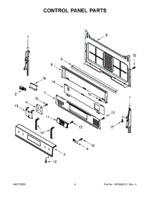 Control Panel Parts parts for Amana Gas Range AGR6603SFW7 from AppliancePartsPros.com