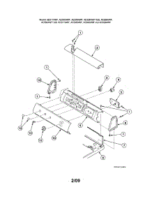 Control Panel / Controls-Rear Control parts for Speed Queen Dryer AGS20AWF from AppliancePartsPros.com