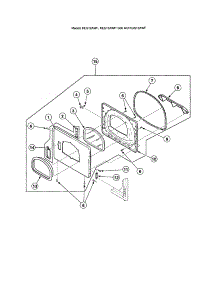Loading Door-With Window parts for Speed Queen Dryer AGS20AWF from AppliancePartsPros.com