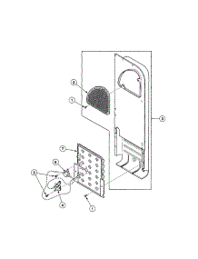 Heater Duct / Element-Electric parts for Speed Queen Dryer AGS20AWF from AppliancePartsPros.com