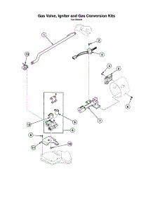 Gas Valve / Igniter / Gas Conversion parts for Speed Queen Dryer AGS20AWF from AppliancePartsPros.com