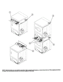 Wire Harnesses / Wires parts for Speed Queen Dryer AGS20AWF from AppliancePartsPros.com
