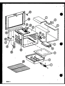 Cabinet Parts parts for Amana Gas Range AGS740-P8587806S from AppliancePartsPros.com
