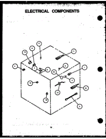 Electrical Components parts for Amana Gas Range AGS741W-P1155901S from AppliancePartsPros.com