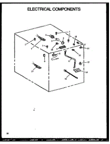 Electrical Components (Ags745ww / P1130733n) (Ags745ww1 / P1130733ww) (Ags745e1 / P1130741n) (Ags745e / P1113903s) (Ags745e / P1113901s) (Ags745w / P1113904s) (Ags745w / P1113902s) (Ags743w / P1155903w) (Ags743w / P1155903s) (Ags743l / P1155904s) parts for Amana Gas Range AGS743W-P1155903S from AppliancePartsPros.com