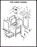 Oven Cabinet Assembly (Ags745ww / P1130733n) (Ags745ww1 / P1130733ww) (Ags745e1 / P1130741n) (Ags745e / P1113903s) (Ags745e / P1113901s) (Ags745w / P1113904s) (Ags745w / P1113902s) (Ags743w / P1155903w) (Ags743w / P1155903s) (Ags743l / P1155904s)
