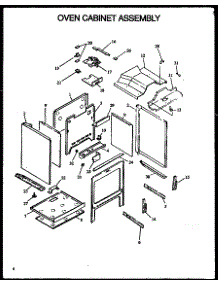 Oven Cabinet Assembly (Ags745ww / P1130733n) (Ags745ww1 / P1130733ww) (Ags745e1 / P1130741n) (Ags745e / P1113903s) (Ags745e / P1113901s) (Ags745w / P1113904s) (Ags745w / P1113902s) (Ags743w / P1155903w) (Ags743w / P1155903s) (Ags743l / P1155904s) parts for Amana Gas Range AGS745W-P1113902S from AppliancePartsPros.com