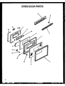 Oven Door Parts (Ags745ww / P1130733n) (Ags745ww1 / P1130733ww) (Ags745e1 / P1130741n) (Ags745w / P1113904s) (Ags745w / P1113902s) (Ags743w / P1155903w) (Ags743w / P1155903s) (Ags743l / P1155904s) (Ags745e / P1113904s) parts for Amana Gas Range AGS745WW1-P1130733WW from AppliancePartsPros.com
