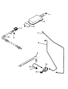 Gas Components parts for Amana Gas Range AGS751L1-P1141273NL from AppliancePartsPros.com
